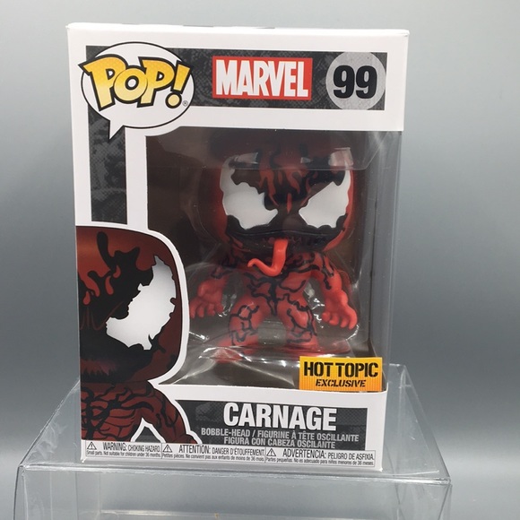 carnage funko pop hot topic